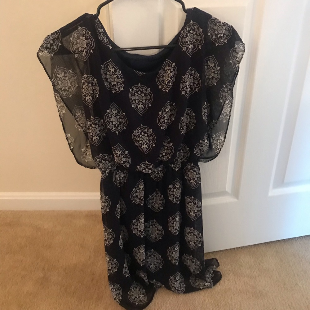 Navy blue dress